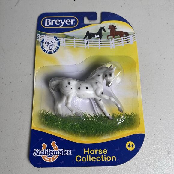 Breyer Stablemates Horse Collection Appaloosa Arabian Warmblood Toy Lot of 3 NEW - Picture 4 of 9